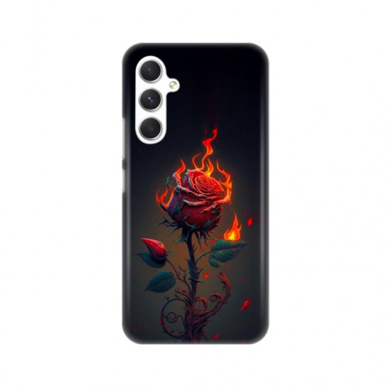 Silikonska maskica za Samsung - Vatrena ruža Silikonska maskica za Samsung - Vatrena ruža