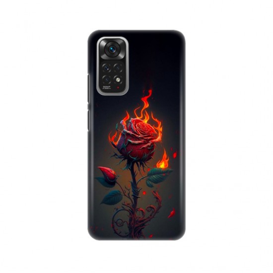 Silikonska maskica za Xiaomi - Vatrena ruža Silikonska maskica za Xiaomi - Vatrena ruža