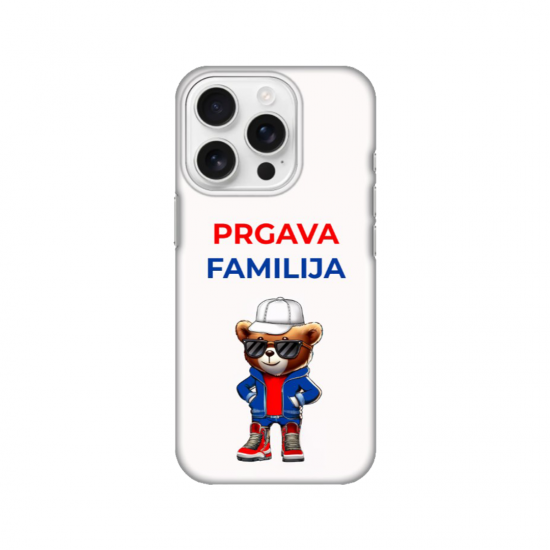 Silikonska maskica za iPhone - Teddy prgava familija Silikonska maskica za iPhone - Teddy prgava familija